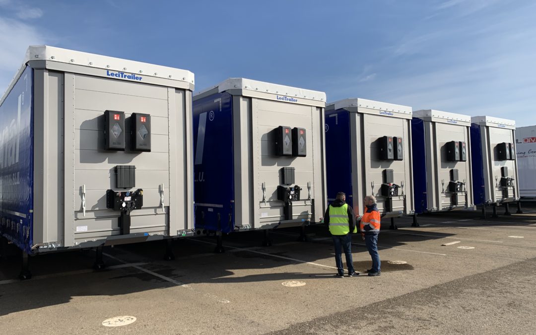 Un año más linea diagonal aumenta su flota y apuesta por Lecitrailer, con 10 nuevas unidades lona y 10 frigos con Thermo King.