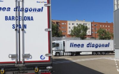 linea diagonal  rises again with 15 new frigos and crosses the 100 company owned trailers.