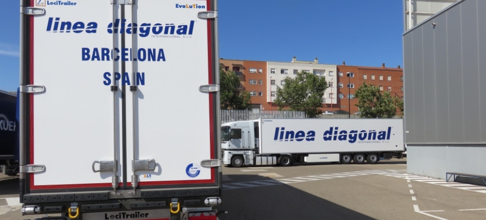 linea diagonal  rises again with 15 new frigos and crosses the 100 company owned trailers.